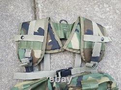 US Woodland Modular Lightweight Load Carrying Equipment Medical Molle Waistcoat