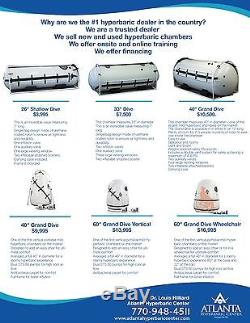 USED 40 Grand Dive Used Portable Hyperbaric Oxygen Chambers Read Description