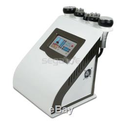 Used 5-1 40k Cavitation Ultrasonic Vacuum Slim RF Liposuction Cellulite Device