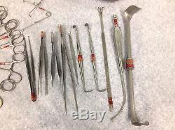 V. Mueller, Aesculap, Pilling Plastic Surgery Instrument set withSterilization Case