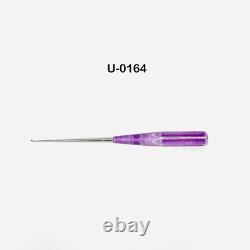V. Mueller U-0164 CURETTE, SPINE CHROMA-LINE Angled #4, 10 Inch Instrument