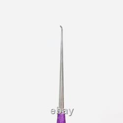 V. Mueller U-0164 CURETTE, SPINE CHROMA-LINE Angled #4, 10 Inch Instrument