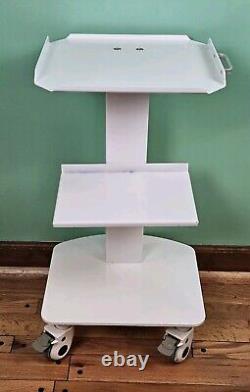 VEVOR 3 Tiers Medical Trolley Steel Mobile Cart Lab Dental Spa Salon Equipment