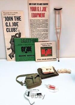 VINTAGE GI JOE 1964 MARINE COMBAT MEDIC Plus ACCESSORIES 1965 #7719