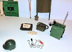 VINTAGE GI JOE 1964 MARINE COMBAT MEDIC Plus ACCESSORIES 1965 #7719