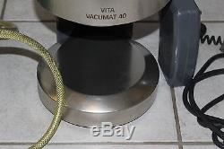 VITA VACUMAT 40 110V 50/60 HZ DENTAL VACUUM With NEUBERGER D-79112 PUMP (4 parts)