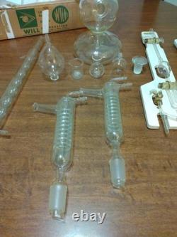 VTG Chemistry Laboratory Glassware Science Equipment GLASS Pyrex Will K USA Lot