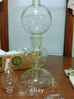 VTG Chemistry Laboratory Glassware Science Equipment GLASS Pyrex Will K USA Lot