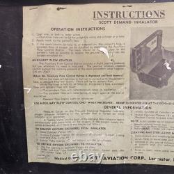 VTG Scott Demand Inhalator Medical Case Industrial Military Oxygen Box