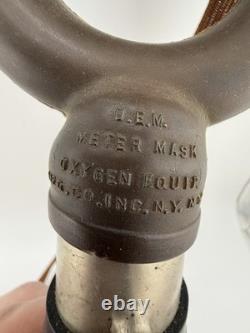 Vintage 1940s O. E. M. Meter Mask Oxygen Therapy Medical Respiratory Equipment