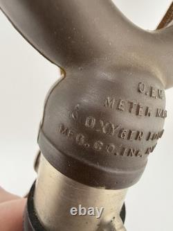 Vintage 1940s O. E. M. Meter Mask Oxygen Therapy Medical Respiratory Equipment