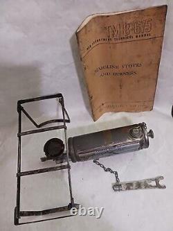 Vintage COLEMAN MODEL 527 US MILITARY DENTAL Medical STOVE