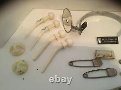 Vintage LOT of Medical Equipment PROSTHETICS Reflector Risdon Zimaloy Vollrath