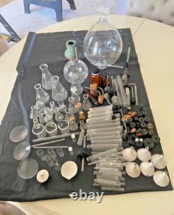 Vintage Lot 120+ of Chemistry Laboratory Glassware Science Lab Glass Equipment