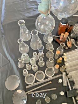Vintage Lot 120+ of Chemistry Laboratory Glassware Science Lab Glass Equipment