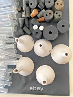 Vintage Lot 120+ of Chemistry Laboratory Glassware Science Lab Glass Equipment