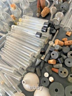 Vintage Lot 120+ of Chemistry Laboratory Glassware Science Lab Glass Equipment