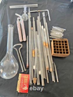 Vintage Lot 120+ of Chemistry Laboratory Glassware Science Lab Glass Equipment