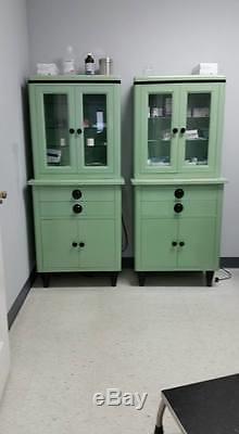Vintage Medical Exam Room Cabinets