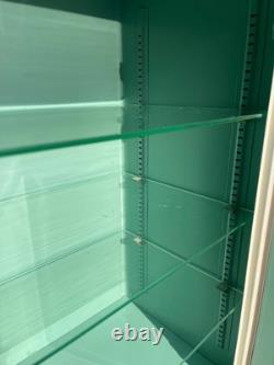 Vintage Medical Metal Cabinet, Scale, Cart Set 1940's