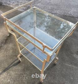 Vintage Medical Metal Cabinet, Scale, Cart Set 1940's