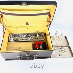 Vintage Midwife Doctor Medical Instrument Case + Equipment Sterilising Trays
