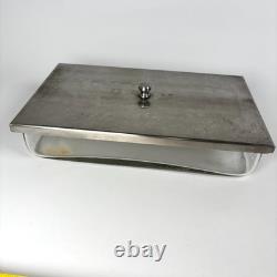 Vintage Midwife Doctor Medical Instrument Case + Equipment Sterilising Trays