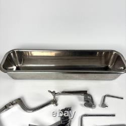 Vintage Midwife Doctor Medical Instrument Case + Equipment Sterilising Trays