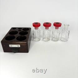 Vintage Midwife Doctor Medical Instrument Case + Equipment Sterilising Trays