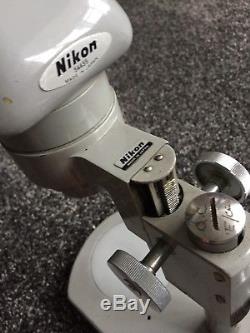 Vintage Nikon Stereo Microscope No 54455- on Stand