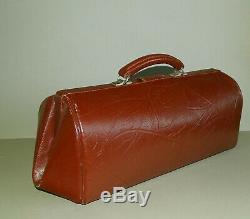 Vintage Old Doctor bag with Medical Equipment inside, First Aid Bag, Medical bag