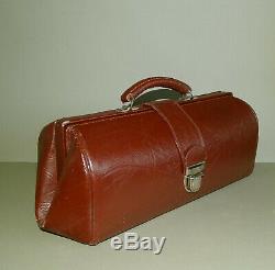 Vintage Old Doctor bag with Medical Equipment inside, First Aid Bag, Medical bag