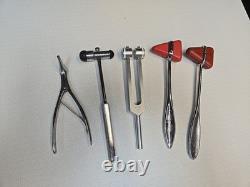 Vintage Set Of 5 Medical Instruments Used In Patient Care. See Pics More Make
