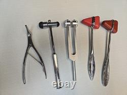 Vintage Set Of 5 Medical Instruments Used In Patient Care. See Pics More Make