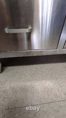 Vintage Stainless Steel Metal Medical Cabinet By Atlas Hospital Equipment