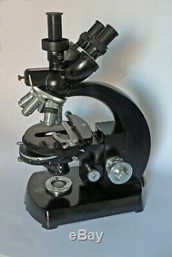 Vintage Zeiss WL Trinocular Phase Microscope in Superb Condition