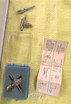 Vtg Glass Hypodermic Syringe Lot HYPO Medical Lab Dental Enamelware Storage Pan