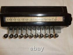 Vtg Soviet Mechanical 11-Key Blood Cell Counter 1972 Medical Equipment USSR Lab