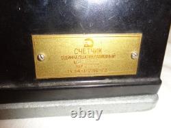 Vtg Soviet Mechanical 11-Key Blood Cell Counter 1972 Medical Equipment USSR Lab