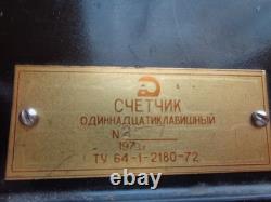 Vtg Soviet Mechanical 11-Key Blood Cell Counter 1972 Medical Equipment USSR Lab