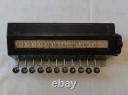 Vtg Soviet Mechanical 11-Key Blood Cell Counter 1972 Medical Equipment USSR Lab