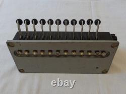 Vtg Soviet Mechanical 11-Key Blood Cell Counter 1972 Medical Equipment USSR Lab Vtg Soviet Mechanical 11-Key Blood Cell Counter 1972 Medical Equipment USSR Lab