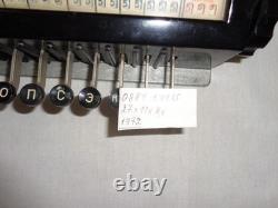 Vtg Soviet Mechanical 11-Key Blood Cell Counter 1972 Medical Equipment USSR Lab