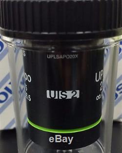 WARRANTY OLYMPUS UPlanSApo 20x 0.75 NA UIS 2 Bx IX Microscope Objective Lens