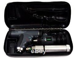 WELCH ALLYN 3.5v DIAGNOSTIC SET PANOPTIC OPHTHALMOSCOPE MACROVIEW OTOSCOPE CASE