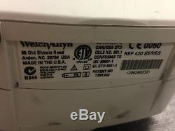 WELCH ALLYN 420 SERIES VITAL SIGNS PATIENT MONITOR With AC ADAPTER & CUFFS