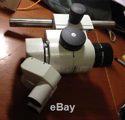 WILD HEERBRUGG M8 STEREOZOOM Binocular MICROSCOPE withPlan 1X Lens & 12 post Used