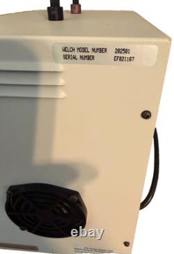 Welch 2025 Dry Vacuum System Analog Self-Cleaning with Inlet and Outlet Traps