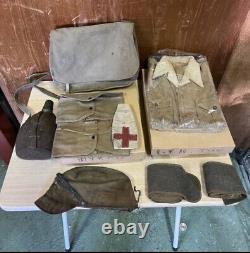 Worldwar2 imperial japanese army combat medic equipment set cap uniform etc