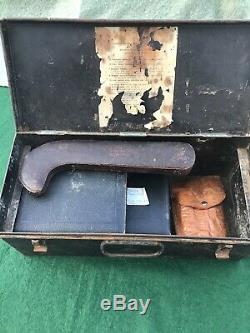 Ww2 1940 Doctors Kit Containing Four Different Sets Of Boxed Medical Equipment
